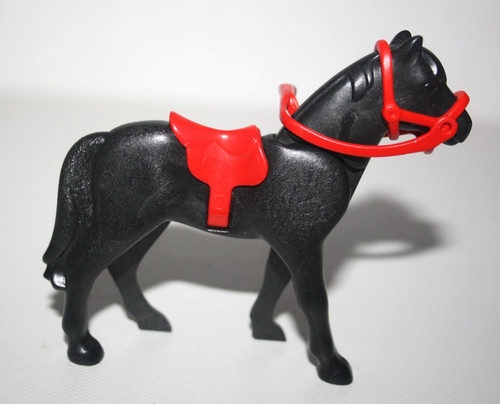 Playmobil 4074 schwarzes pferd - 4074,